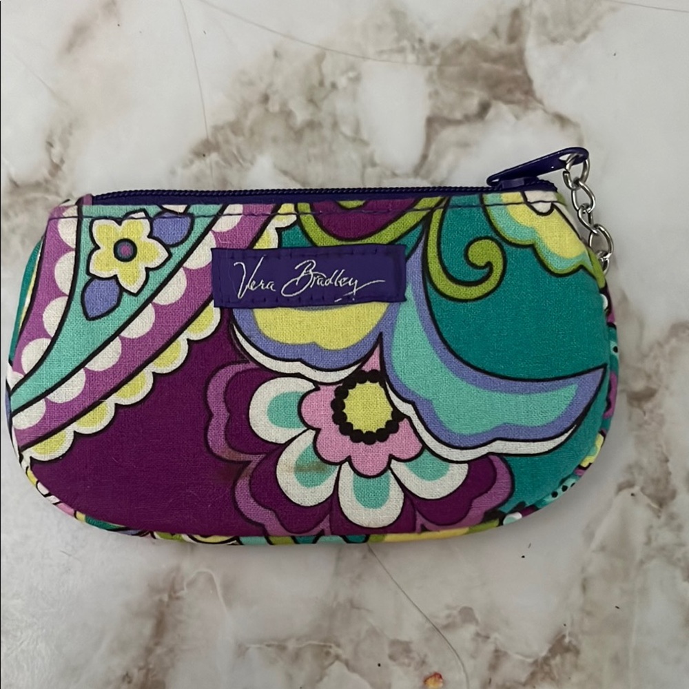 Vera Bradley Multicolor Floral Cosmetic Bag